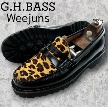 G.H.BASS Weejuns 레오파드 무늬 로퍼