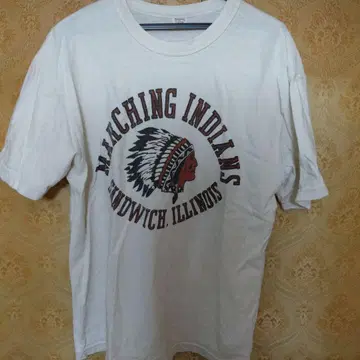 UES 사이즈 5 마칭 인디언즈 T셔츠 XL 사이즈