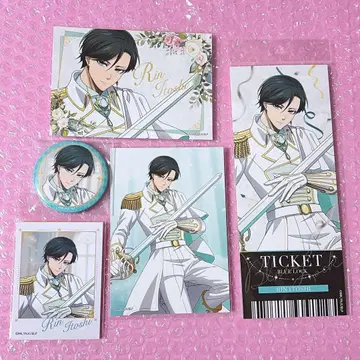 블루 록 린 Duel 캔뱃지 브로마이드 카드 스티커