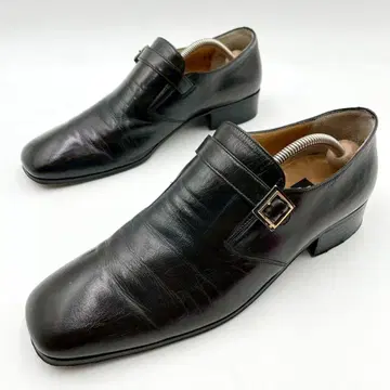 피노쟈니 드레스 슈즈 몽크 스트랩 빈티지 블랙 Y1486