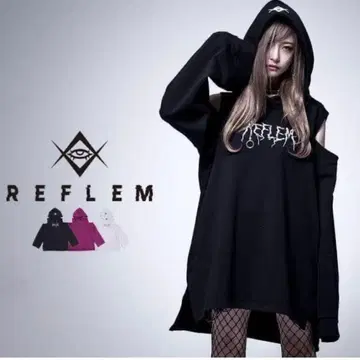 REFLEM 커팅 후드티