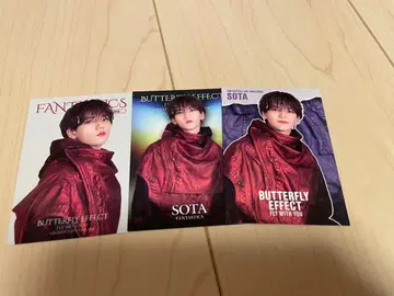 FANTASTICS 나카지마 소우타 버터플라이 트레이딩 카드 세트