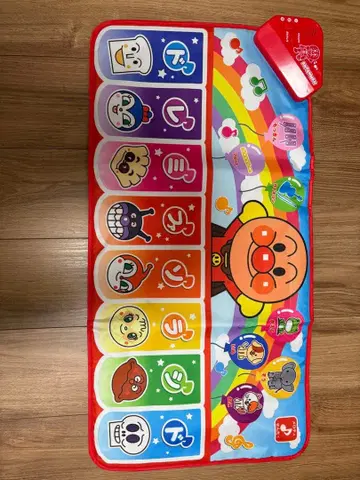 거의 미사용 새상품 [ 호빵맨 도레미파 단계 매트 ]