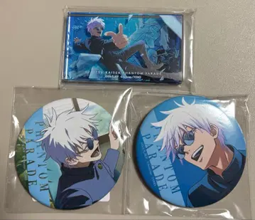 주술회전 팬파레 복권 미니 아크릴 블록 캔뱃지 고죠 사토루