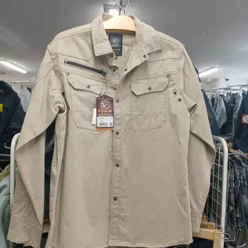 Evenriver ERX106 베이지 L 사이즈 워크 셔츠 2장 세트