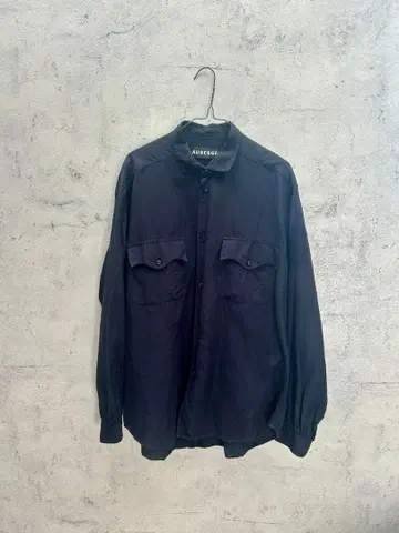 AUBERGE / BRASSAI 린넨코튼 더블 포켓 셔츠