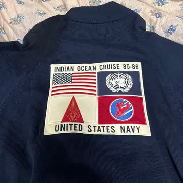 밀리터리 자켓 네이비 인디언 오션 크루즈