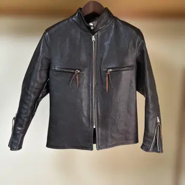 AVIREX J-100 타입 차심 바달라시 가죽 자켓 36