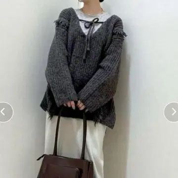 로리즈팜 2WAY 프린지 멜란지 LS