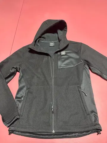 VORTEX 후드 부착 블랙 후드티