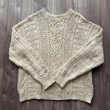 TODAYFUL 아이보리 케이블 짜임 니트