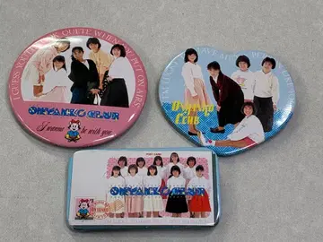 오냥코 클럽 캔뱃지 3개 세트 후지TV 승인