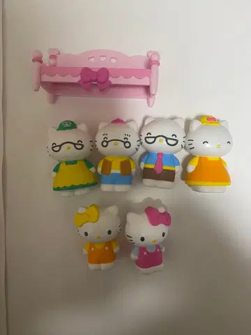 산리오 헬로키티 인형 세트 인형의 집 마스코트