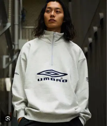 UMBRO 하프 지퍼 트레이닝복