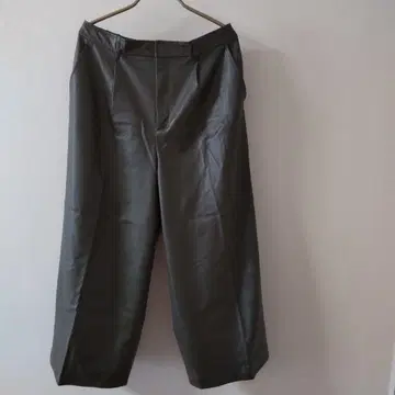 키요코 타카세 합성 피혁 와이드 팬츠 15호