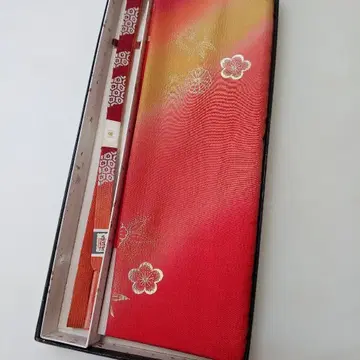 겨울용 오비 장식 천 허리띠 세트 순수 실크 미사용 No688