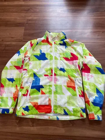 Kappa 지오메트릭 자켓 L 사이즈 멀티 컬러