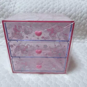 산리오 초귀염 마이멜로디 3단 서랍장