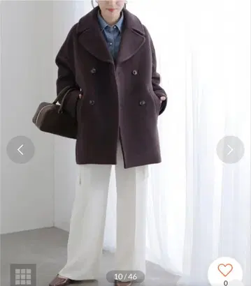 TICCA 티카 피 코트 브라운