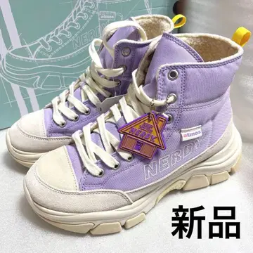 NERDY atmos 콜라보 보아 스니커즈 퍼플 26.0cm 새상품