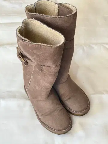 JIMMY CHOO 브라운 버클 롱 부츠