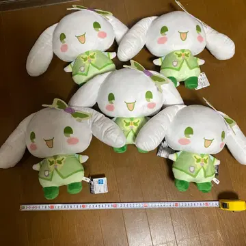 산리오 캐릭터즈 메챠모후굿토 봉제 인형 시나모롤 5개 세트