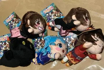 5종 세트 이 멋진 세계에 축복을! 뒹굴뒹굴 키체인 마스코트