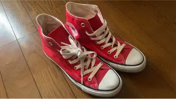 컨버스 빨간색 사이즈 24.5cm