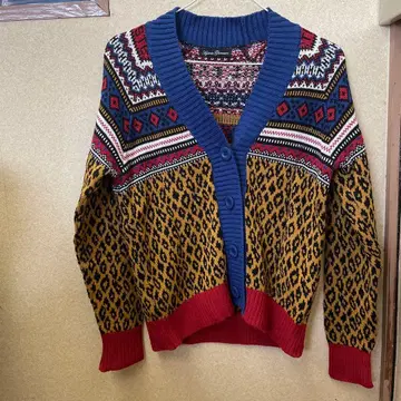 Hysteric Glamour 다색 니트 가디건