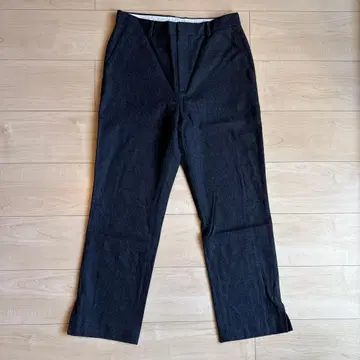 ATON 사이드 슬릿 울 슬랙스