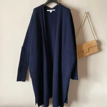 다이앤 폰 파스텐버그 12만*두툼한 캐시미어 울 빅 니트 가디건