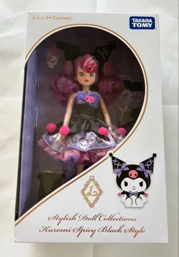 타카라토미 리카짱 인형 산리오 쿠로미 콜라보