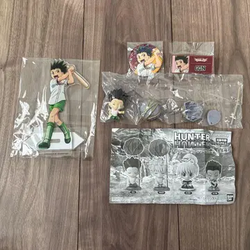 헌터헌터 곤 프로야구 캔뱃지 아크릴 스탠드 명찰 스와라세타이