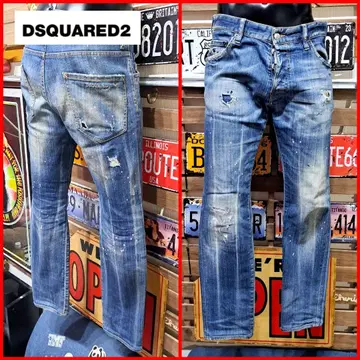 Dsquared2 스트레치 페인트 가공 쿨 가이진즈 48