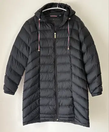 타미힐피거 패커블 라이트 웨이트 프리미엄 다운 코트 M 블랙