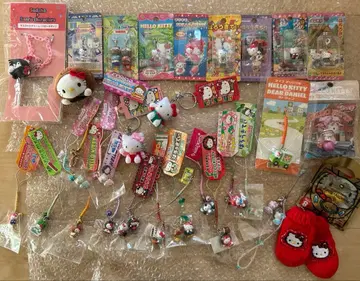 키티 지역 한정 일광화상 마스코트 키링 끈 매듭 묶음 판매 레어