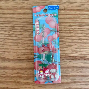 [ 미사용 ] 지역 한정 키티 야마가타 한정 체리 키티 스트랩