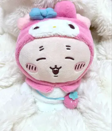 치이카와 x 산리오 콜라보 봉제 인형 헌책방 카니쨩 x 마이멜로디