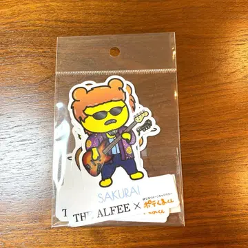 THE ALFEE 치치 포테곰 콜라보 스티커 3개 세트