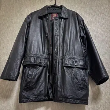 가죽 코트 RALPH ETON 안감 퀼팅 리얼 가죽 천연 가죽