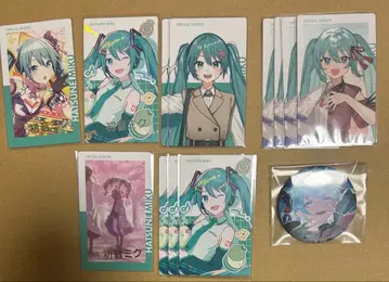 13개 하츠네 미쿠 캔뱃지 프로세카 에피카 금박