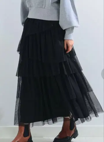 튤 캉캉 스커트 레이빔즈