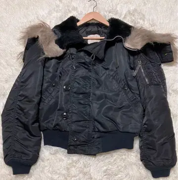 새상품급 레어 색상 USA제 80s 알파인더스트리 N-2B 블랙 M