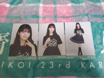 노기자카46 츠츠이 아야메 신궁 브로마이드 도쿄 T셔츠 3종 컴프