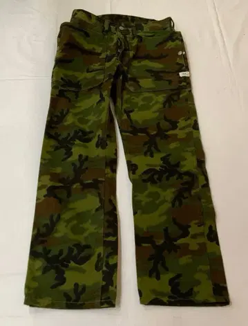사사프라스 폴 리프 팬츠 워크 팬츠 카모 무늬 S