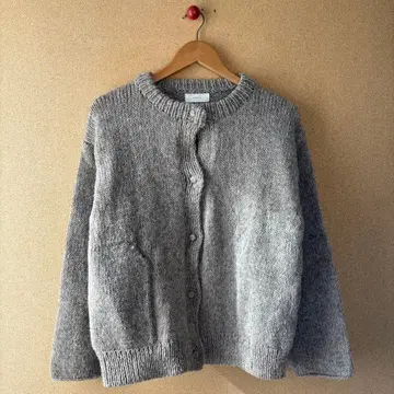 카구레 kagure 페루 크루넥 가디건 베이지