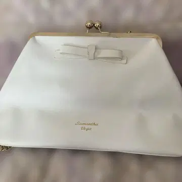 사만사 베가 화이트 숄더백