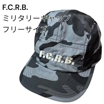 F.C.R.B. 밀리터리 캡 카모 무늬 프리 사이즈