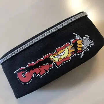 가필드 펜 케이스 블랙 메이크업 파우치로도 사용 가능 미사용