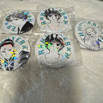 HUNTER x HUNTER 올스타 캔뱃지 클로로 & 히소카 캔뱃지